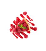 کیک صورتی با خامه جدید